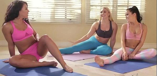  Megan and AJ visits the squirter yoga teacher again